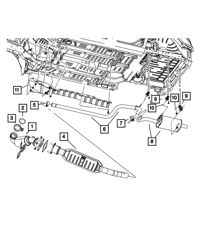 6505344AA - Exhaust: Hex Flange Head Tapping Screw for Mopar Image