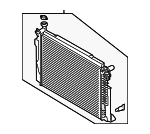 25310J5550 - Cooling System: Radiator Assembly for Kia Image