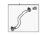 25415J5100 - Cooling System: Lower Hose for Kia Image
