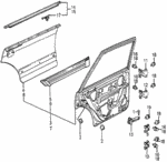 75760SB2003 - Body/Air Conditioning: PIN, DOOR CHECKER for Honda Image