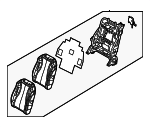 89300R0KC0KQ5 - Body: Seat Back Assembly for Kia Image