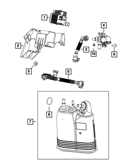 Vacuum Canister/Leak Detection Pump for 2025 Jeep Grand Cherokee #0