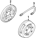 4402041G10 - : Backing Plate for Nissan Image