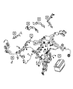 68574003AA - Electrical: Wiring Trough for Mopar Image