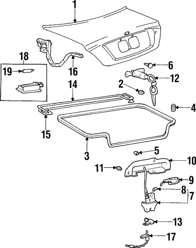 6920034510 - : Deck Lid for Hyundai Image