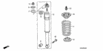 90181SNA000 - Chassis: BOLT, FLANGE (12X65) for Honda Image