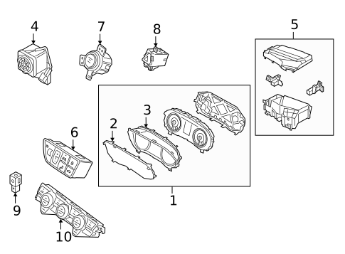 Instruments & Gauges for 2019 Genesis G70 #0