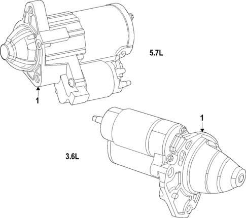 Starter for 2014 Ram 1500 #1