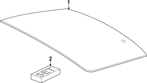 Glass & Hardware - Back for 2023 Porsche 911 #0