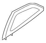 68234216AB - Body: Quarter Glass for Dodge: Challenger Image