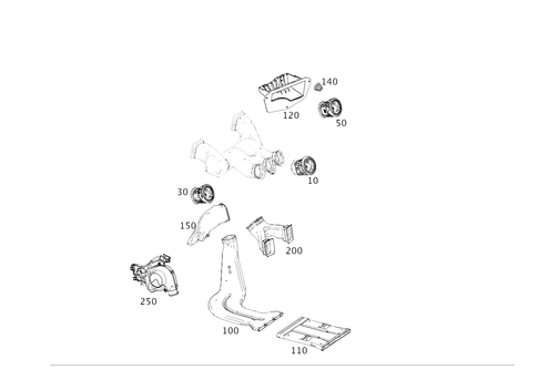 Air Ducting for 2018 Mercedes-Benz GLA250 #0