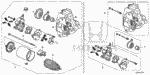312015G0A02 - Engine: COVER SET, GEAR for Honda Image