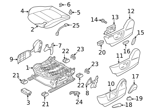 Power Seats for 2014 Mazda 6 #0