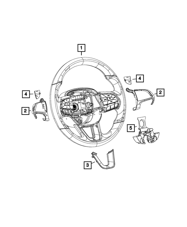 6AD81DX9AA - Steering: Steering Wheel for Mopar Image image