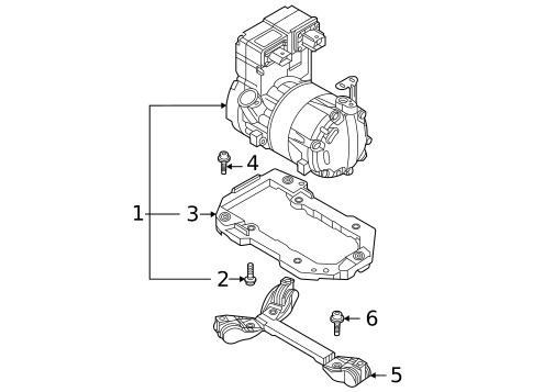 A/C Clutch & Compressor for 2025 Volkswagen ID. Buzz #0