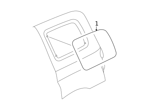 Glass & Hardware for 2007 Chevrolet HHR #0