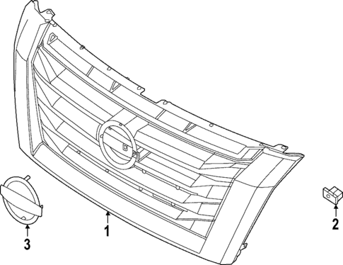 Grille & Components for 2024 Nissan Pathfinder | Parts for