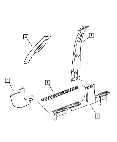 Moldings, Scuff Plates for 2007 Jeep Liberty #1