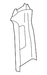 95B867243A9U7 - Body: Upper Center Pillar Trim for Porsche: Macan Image