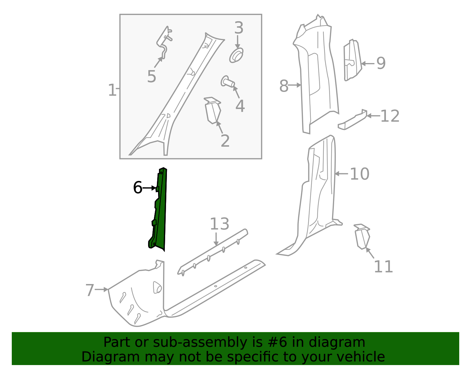 Macan 95B Trim Covers B Pillar Trim Covers For Porsche Macan 95B (2014-2023) - Glossy Black Scratch Protection Porsche Macan B Pillar