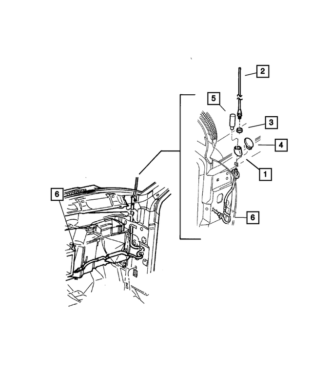 5269593 - Instrument Panel and Radios and Consoles: Antenna Body Cap for Mopar Image