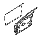 76004G9000 - : Door Shell for Genesis: G70 Image