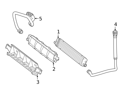 Oil Cooler for 2019 Mercedes-Benz S 560 #1