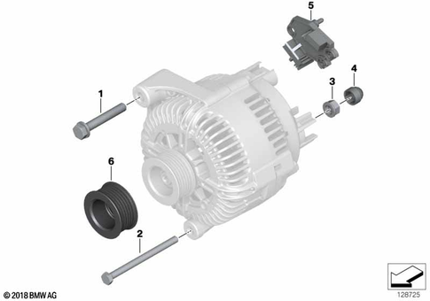 Alternator, Individual Parts for 2005 BMW 328i #0