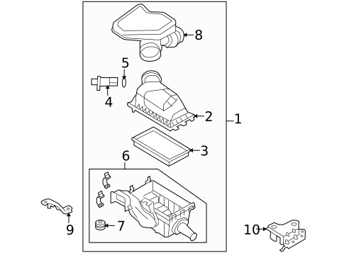 Sensors for 2009 Lincoln MKX #1