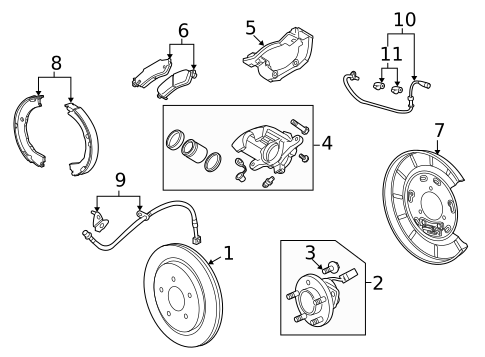 Rear Brakes for 2013 Chevrolet Camaro #0