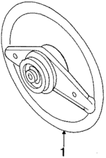 E7FZ3600A - Steering: Steering Wheel for Ford Image