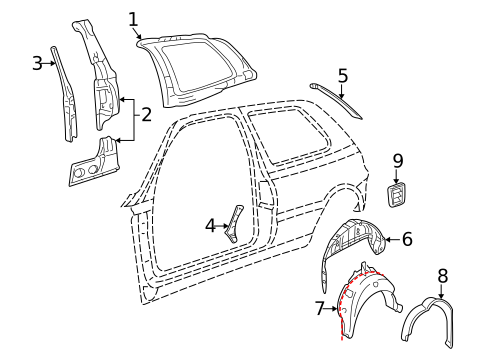 Inner Components for 2000 Volkswagen Golf #0