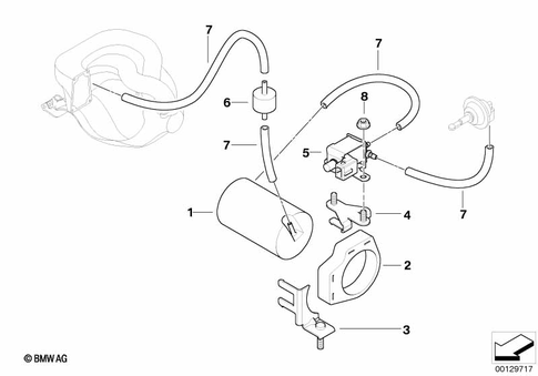 Vacuum Control for 1993 BMW 318i #0