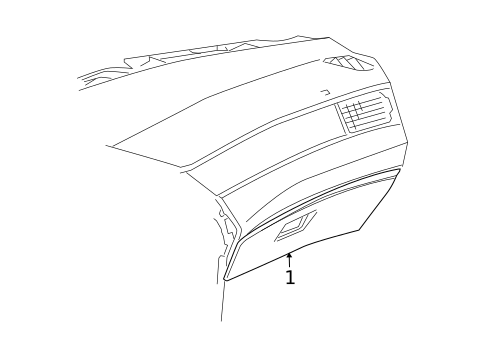 Glove Box for 2004 Chrysler Pacifica #0