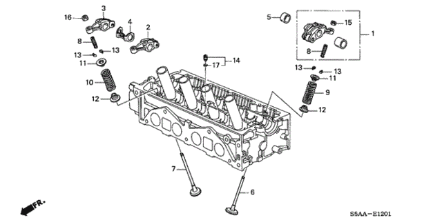 Valve - Rocker Arm (VTEC) for 2004 Honda Civic #0