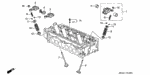 14624PLE010 - Engine: ARM B, EX. ROCKER for Honda Image