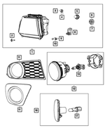 Mopar OEM Side Repeater Lamp