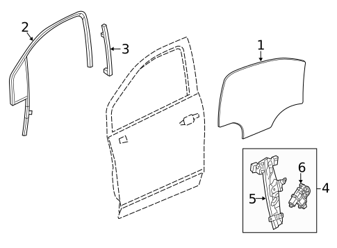 Front Door for 2020 Chevrolet Trax #1