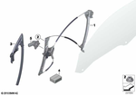 67629478202 - : Drive For Window Lifter, Right for BMW Image