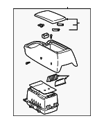 589010C010B2 - Body: Console Assembly for Toyota: Tundra Image