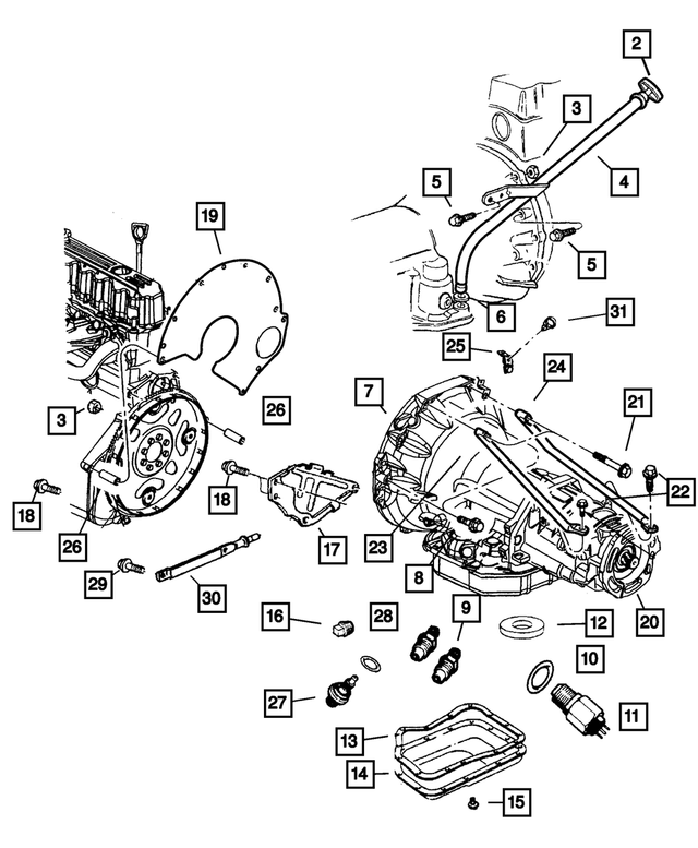 52118136AB - Automatic Transmission 4 Speed: Converter Cover for Mopar Image