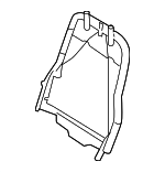 5F9Z7461018AA - Body: Seat Back Frame for Ford: Five Hundred, Freestyle, Taurus, Taurus X | Mercury: Montego, Sable Image