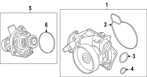 Water Pump for 2025 BMW XM #1