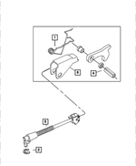 5136814AA - Automatic Transaxle 4 Speed: Parking Sprag Rod for Chrysler: 300, 300M, Concorde | Dodge: Dakota, Durango, Intrepid, Magnum | Jeep: Liberty, Wrangler Image