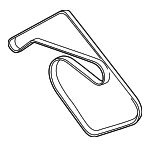 NCA2211DA - : Serpentine Belt for Jaguar: Vanden Plas, XJ8, XJR, XK8, XKR Image