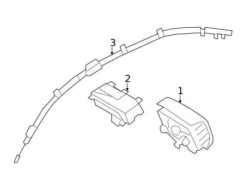 Air Bag Components for 2015 Kia K900 #1
