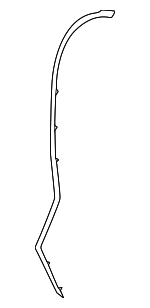 831A0KL000 - Body: Front Weather-strip for Hyundai: Ioniq 6 Image