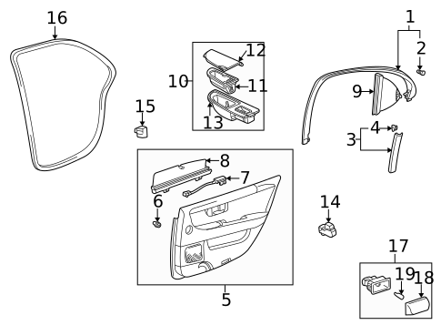 Power Seats for 2002 Lexus LS430 #1