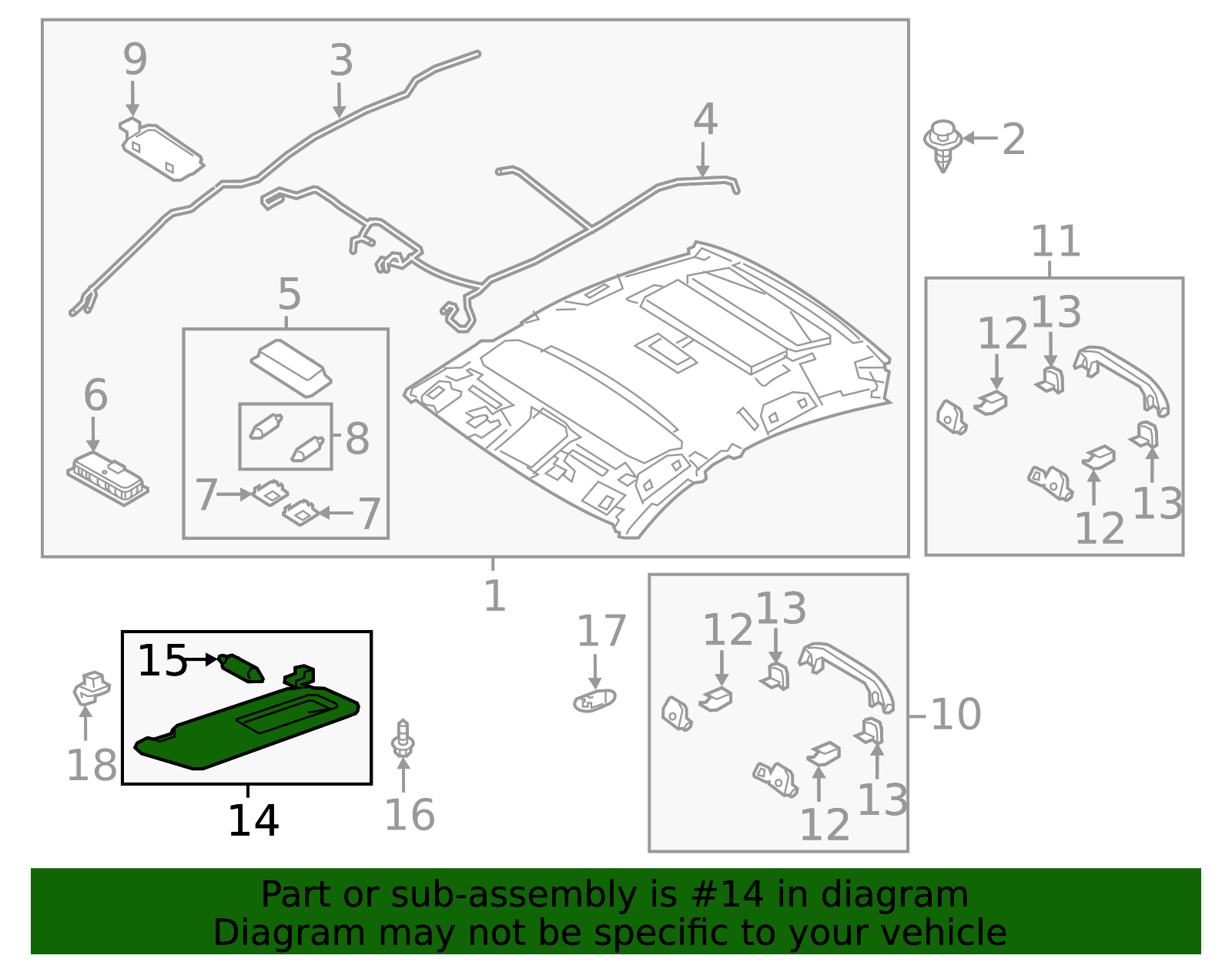 GCBM-69-270-75 - Sun Visor - 2018 Mazda 6 | Mazda Swag