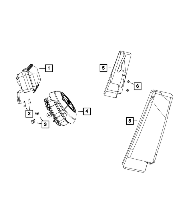 « 68528320AB –  : Passager Coussin Anti-chocs pour Mopar Image »